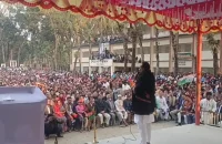 হিজলায় বিএনপির নির্বাচনী শেষ জনসভায় রাজিব আহসান