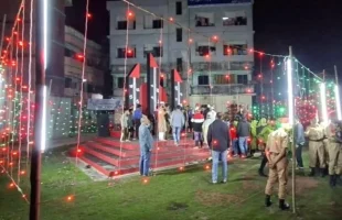 বাউফল কেন্দ্রীয় শহীদ মিনারে আলোকসজ্জা নিয়ে সমালোচনা