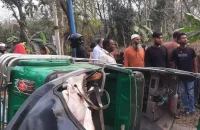 বরিশালে পিকআপ সিএনজি সংঘর্ষে দুজন নিহত, আহত তিন