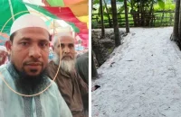 সরকারি রাস্তার বরাদ্দে ইউপি সদস্যের বাড়ির রাস্তা নির্মাণ