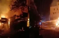 উজিরপুরে অগ্নিকাণ্ডে পুড়ে ছাই আট ব্যবসা প্রতিষ্ঠান