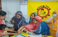 বরিশালে হামের বিশেষ টিকাদান কর্মসূচি শুরু