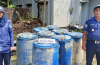 লক্ষ্মীপুরে খালে মিলল ডামভর্তি ১৩৬০ লিটার ডিজেল