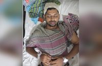 বরিশালে চাঁদার দাবিতে যুবককে কুপিয়ে জখম