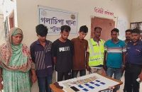 পটুয়াখালীতে দেড় হাজার পিস ইয়াবাসহ ৪ মাদক কারবারি আটক