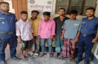 বানারীপাড়ায় ৫ মাদকসেবীকে মোবাইল কোর্টে সাজা