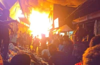 পিরোজপুরে ভয়াবহ আগুন, ১৫ কোটি টাকার ক্ষয়ক্ষতি
