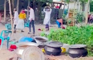 মাংস না খেয়ে জমাচ্ছিলেন টেবিলের নিচে, বিয়েবাড়িতে সংঘর্ষে আহত ৮