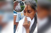 বরিশালে নারী মাদক কারবারীকে আটক করে পুলিশে দিলো ছাত্রদল