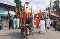 পবিত্র আশুরা উপলক্ষ্যে বরিশালে তাজিয়া মিছিল ও শোক র‌্যালি