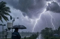 রাতের মধ্যে বরিশাল-পটুয়াখালীসহ ১৯ অঞ্চলে ৬০ কিমি বেগে ঝড়ের শঙ্কা