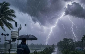 বরিশালসহ রাত ১টার মধ্যে যেসব অঞ্চলে ঝড় ও বজ্রবৃষ্টির শঙ্কা