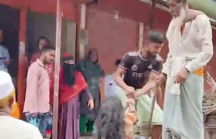 হাত–পা বেঁধে নারীকে নির্যাতন, স্বামী–শ্বশুরকে পুলিশে সোপর্দ