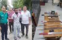 বরিশালের আলোচিত সন্ত্রাসী ‘দাও মাসুদ’ অবশেষে পুলিশের জালে