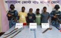 ভোলায় কুখ্যাত ডাকাত ফিরোজসহ আটক ৪, অস্ত্র-গোলাবারুদ জব্দ