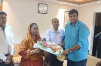 বরিশাল সিটি প্রশাসকের সঙ্গে বিভাগীয় স্বাস্থ্য পরিচালকের সৌজন্য সাক্ষাৎ