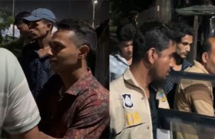 বরিশালে মোটরসাইকেল ‍চুরির সময় চারজনকে ধরে পুলিশে দিল জনতা