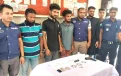 পিরোজপুরে বিদেশি পিস্তল ও গুলিসহ ৩ অস্ত্র ব্যবসায়ী গ্রেপ্তার