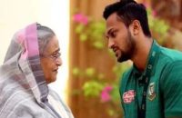 শেখ হাসিনার সঙ্গে দেশে ফিরতে চান সাকিব