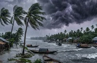 বরিশাল-পটুয়াখালীসহ ১৫ অঞ্চলে ঝড়ের আভাস, নদীবন্দরে সতর্কতা