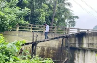 সেতু আছে কিন্তু সংযোগ সড়ক নেই, উজিরপুরবাসীর চরম ভোগান্তি