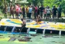 বরিশালে যাত্রীবাহী বাস নিয়ন্ত্রণ হারিয়ে পুকুরে, হতাহতের আশঙ্কা