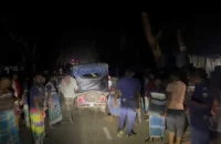 বরিশালে বাসের সাথে সংঘর্ষে মোটরসাইকেলের তিন আরোহী নিহত