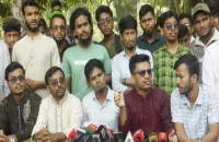 ভোলায় শিবিরের নবীনবরণের দিন ছাত্রদলের ফুটবল টুর্নামেন্ট, সংবাদ সম্মেলন