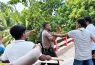ছাত্রলীগের মিছিল থেকে পুুলিশের ওপর হামলা, গাড়ি ভাঙচুর