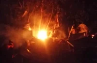 যুবদল কর্মী কাওসার হত্যা: দুই আসামির বাড়িতে আগুন